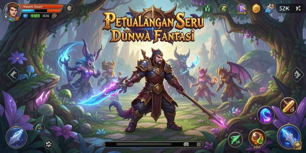 Gameplay seru di 5ZK dengan petualangan epik dan tantangan menarik.