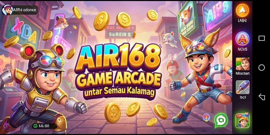 Tampilan menarik dari gameplay seru AIR168.