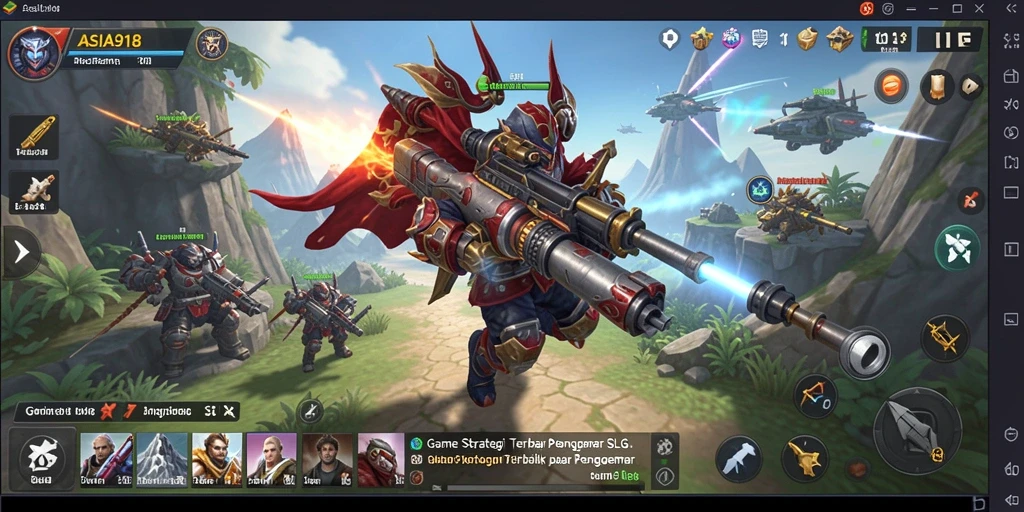Screenshot gameplay ASIA918 menunjukkan aksi strategis yang menarik.