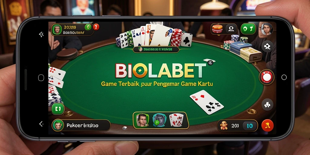 Screenshot gameplay BIOLABET yang menampilkan aksi seru permainan Poker.