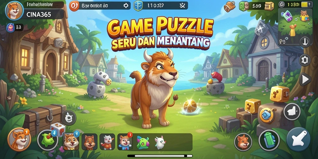 Tampilan gameplay CINA365 yang menarik dan menantang.