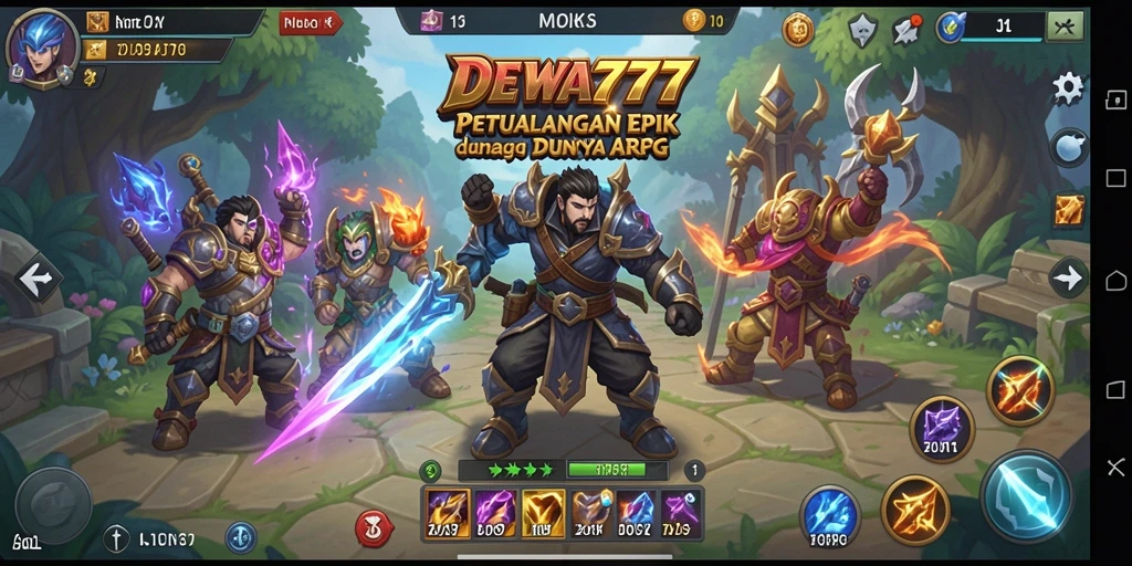 Tampilan gameplay seru dalam DEWA777 yang penuh aksi.