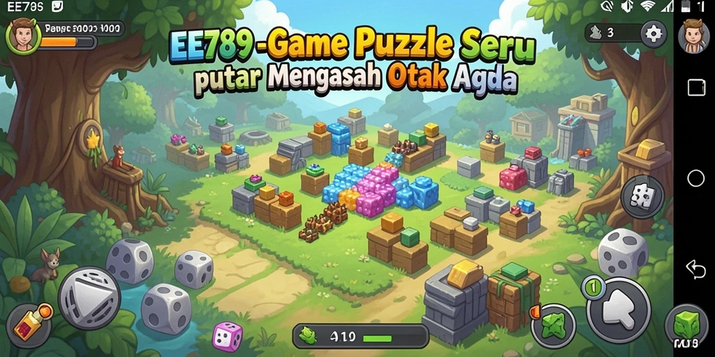 Tampilan gameplay seru dalam game Puzzle EE789.