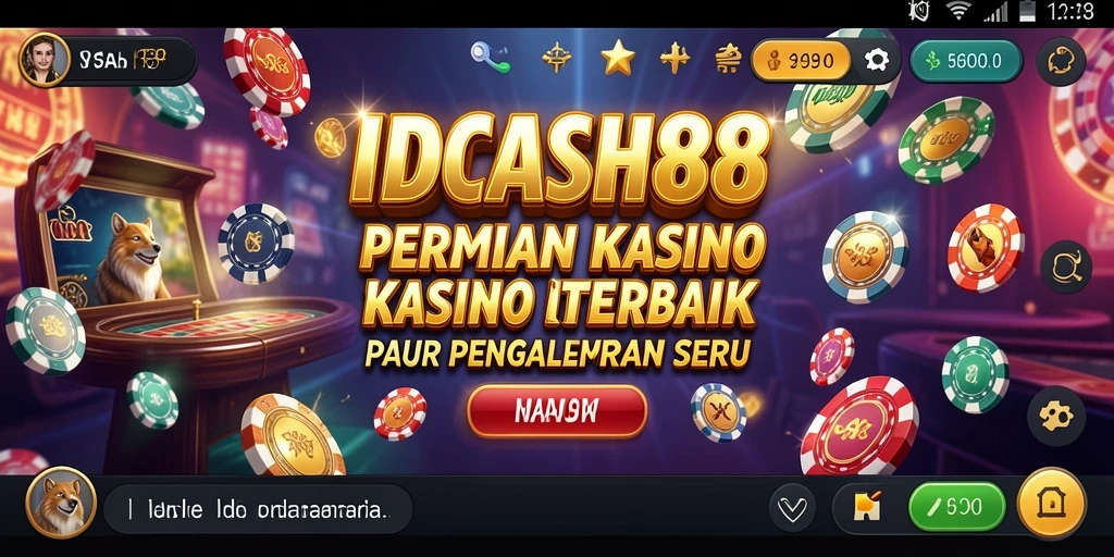 Screenshot gameplay IDCASH88 menampilkan keseruan bermain di kasino virtual.
