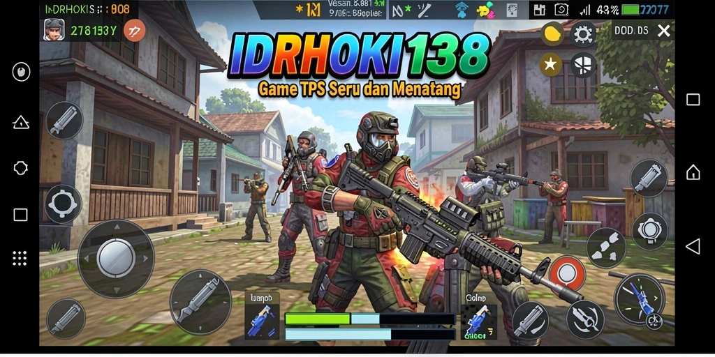 Tampilan gameplay seru di IDRHOKI138 dengan aksi menegangkan.