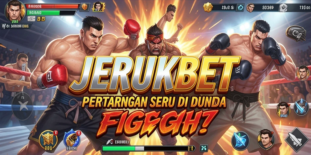 Screenshot gameplay seru dari JERUKBET yang menunjukkan aksi pertarungan.