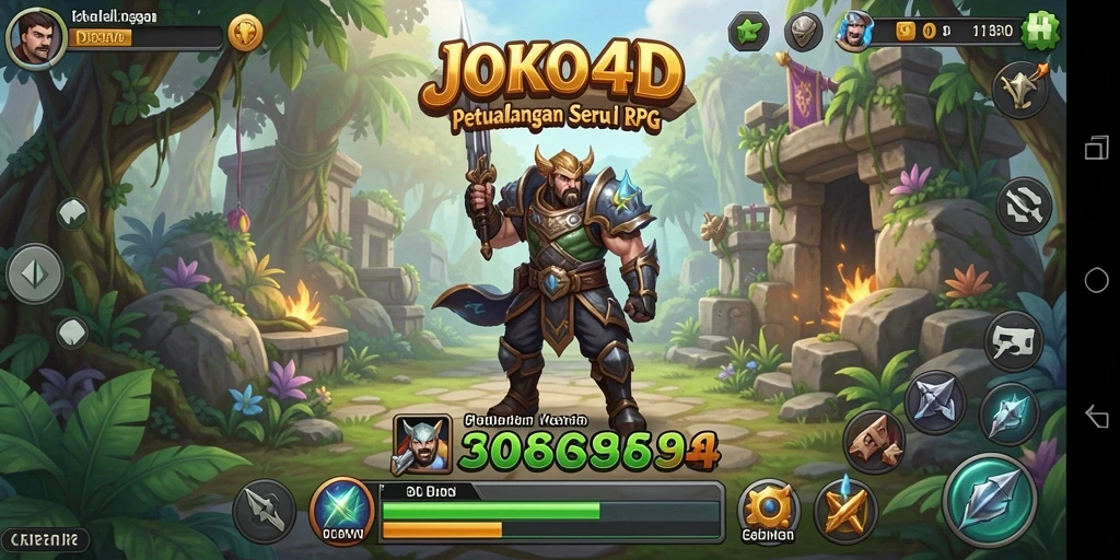 Tampilan gameplay seru di JOKO4D dengan aksi RPG yang mendebarkan.