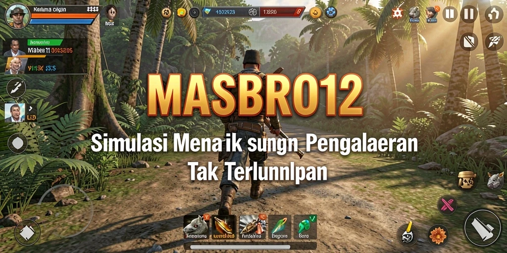 Screenshot game MASBRO12 menampilkan gameplay simulasi yang menarik.
