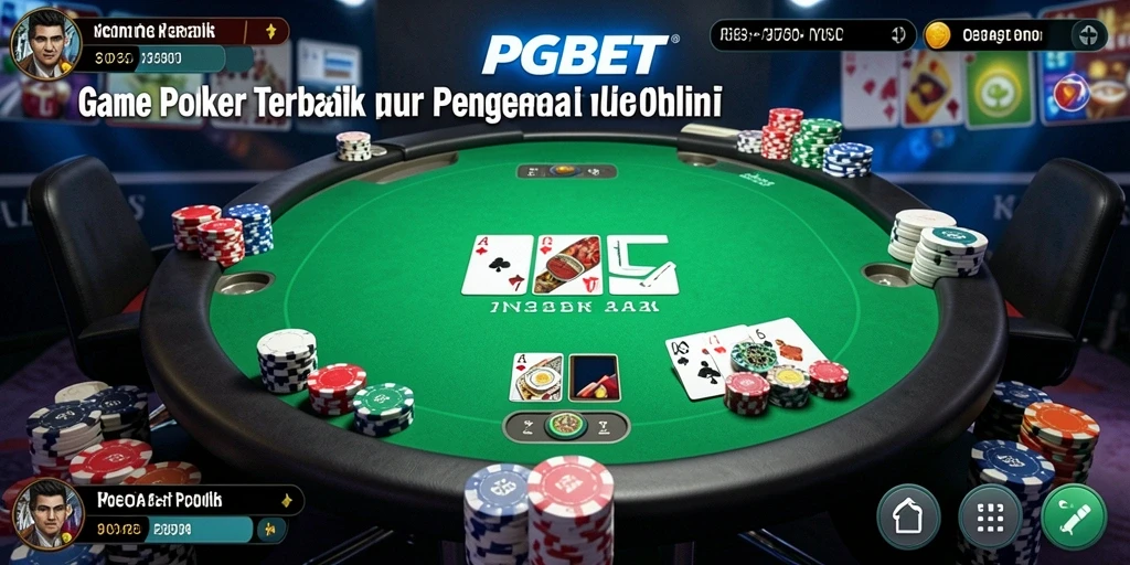 Tampilan menarik dari gameplay Poker di PGBET.