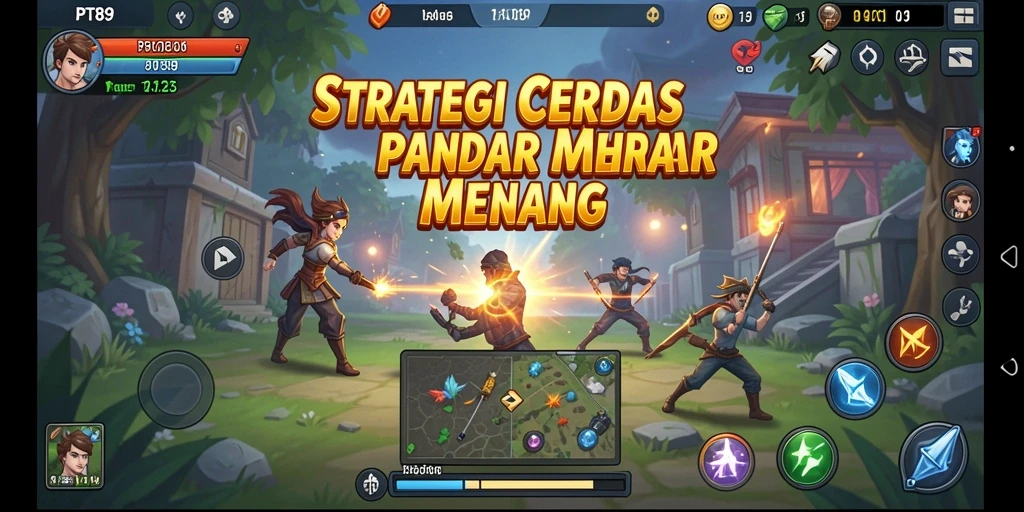 Tangkapan layar gameplay PT89 menampilkan strategi seru dan pertarungan mendebarkan.