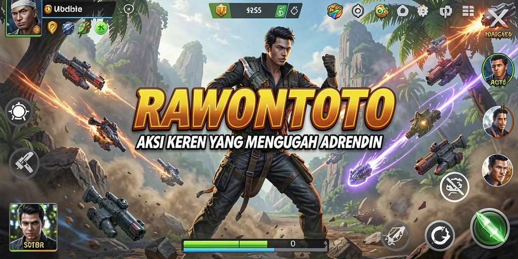 Screenshot gameplay <strong>RAWONTOTO</strong> yang menggambarkan aksi seru dan menegangkan.