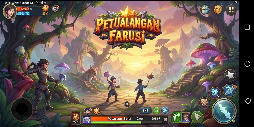 Screenshot gameplay ZK9 yang menampilkan petualangan seru.